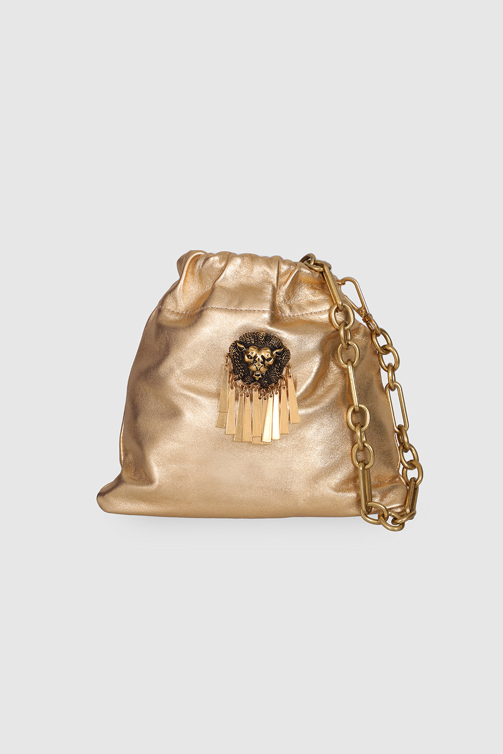 Ludo Pouch Metal Gold