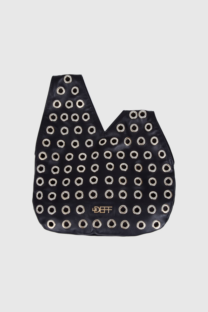 Marlena Knot Bag Black/Silver